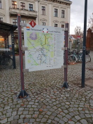 Foto: Grafitti am Stadtplan 